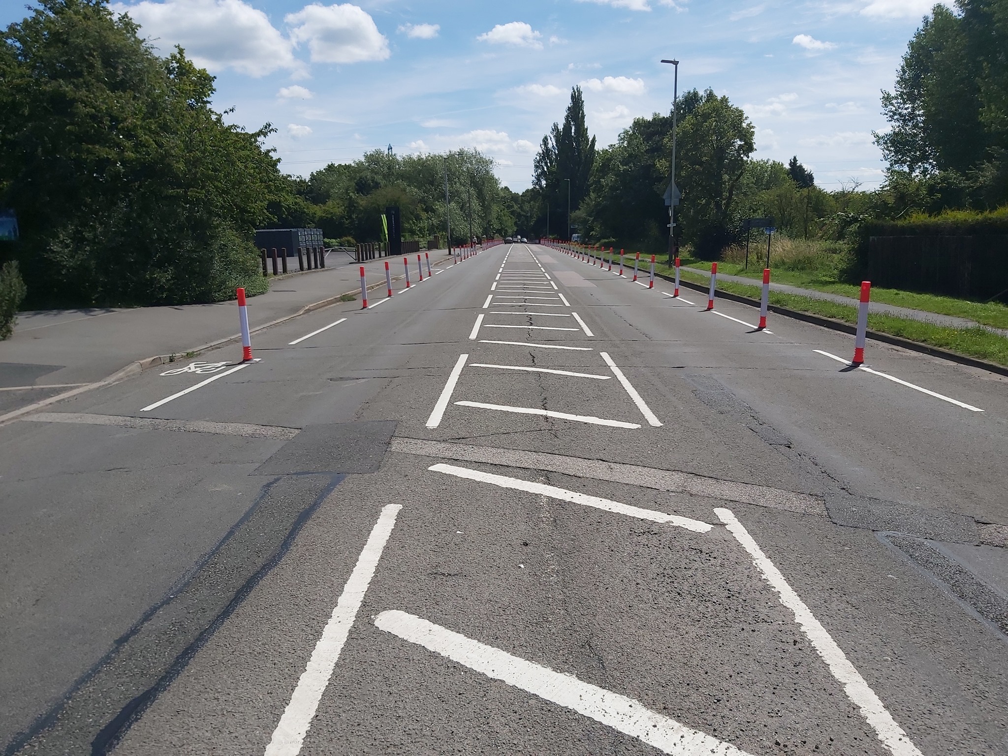 Popup Cycling and Walking Lanes