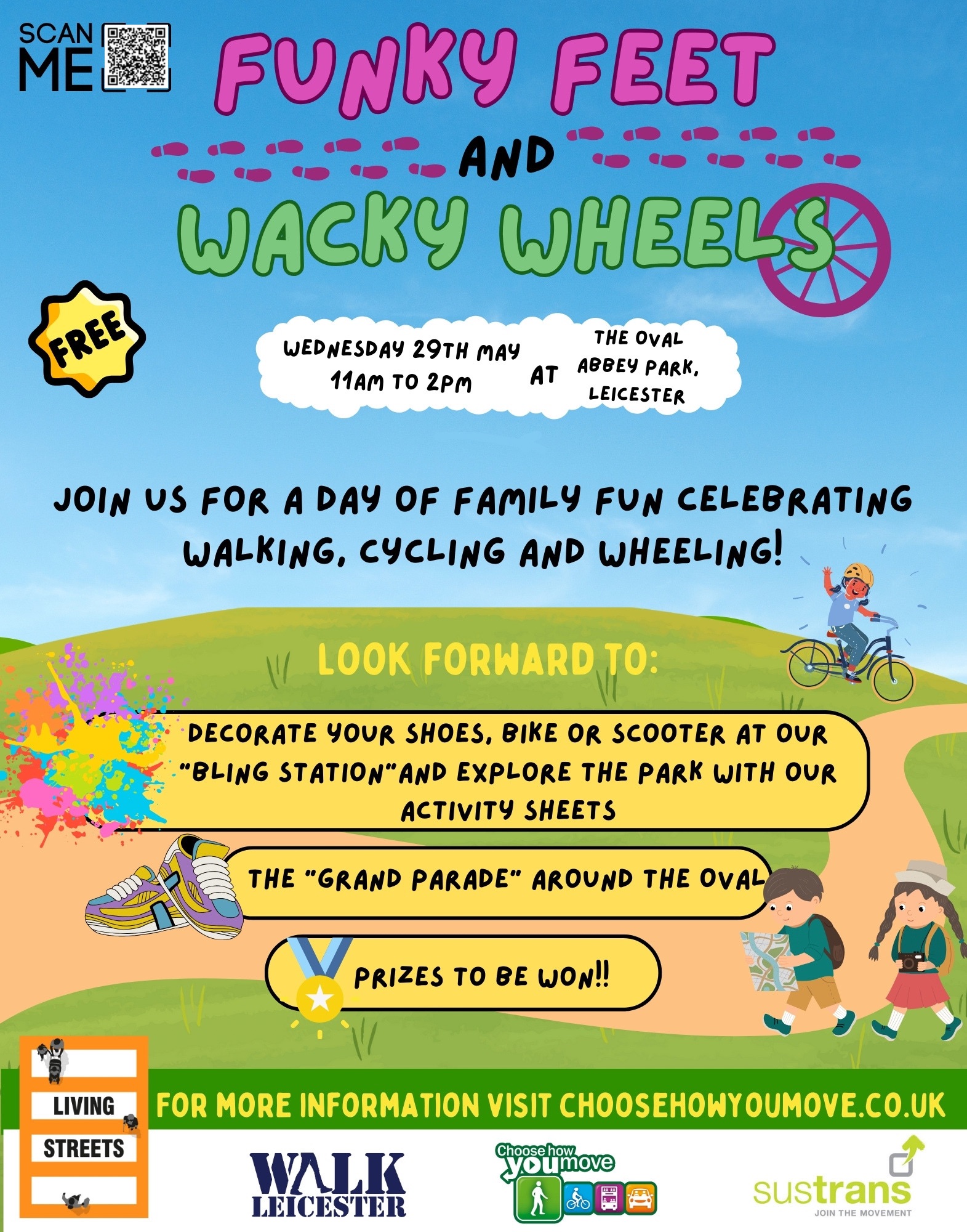 Funky Feet and Wacky Wheels