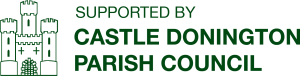 Castle Donington Parish Council logo for Dino T-Reks partnership