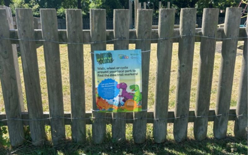 Bottesford Park, Nottingham, for the Dino T-Reks trails by Choose How You Move.