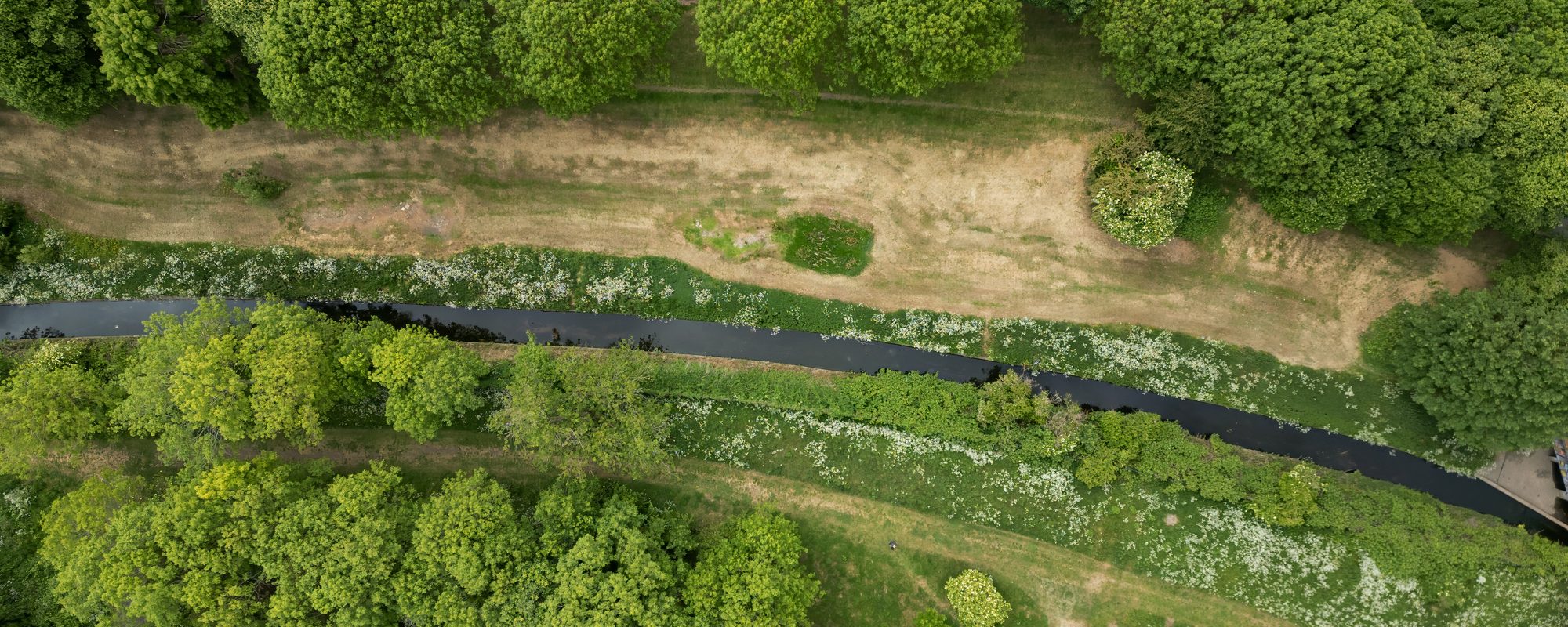 An aerial view of Saffron Brook in Leicester, Leicestershire, UK