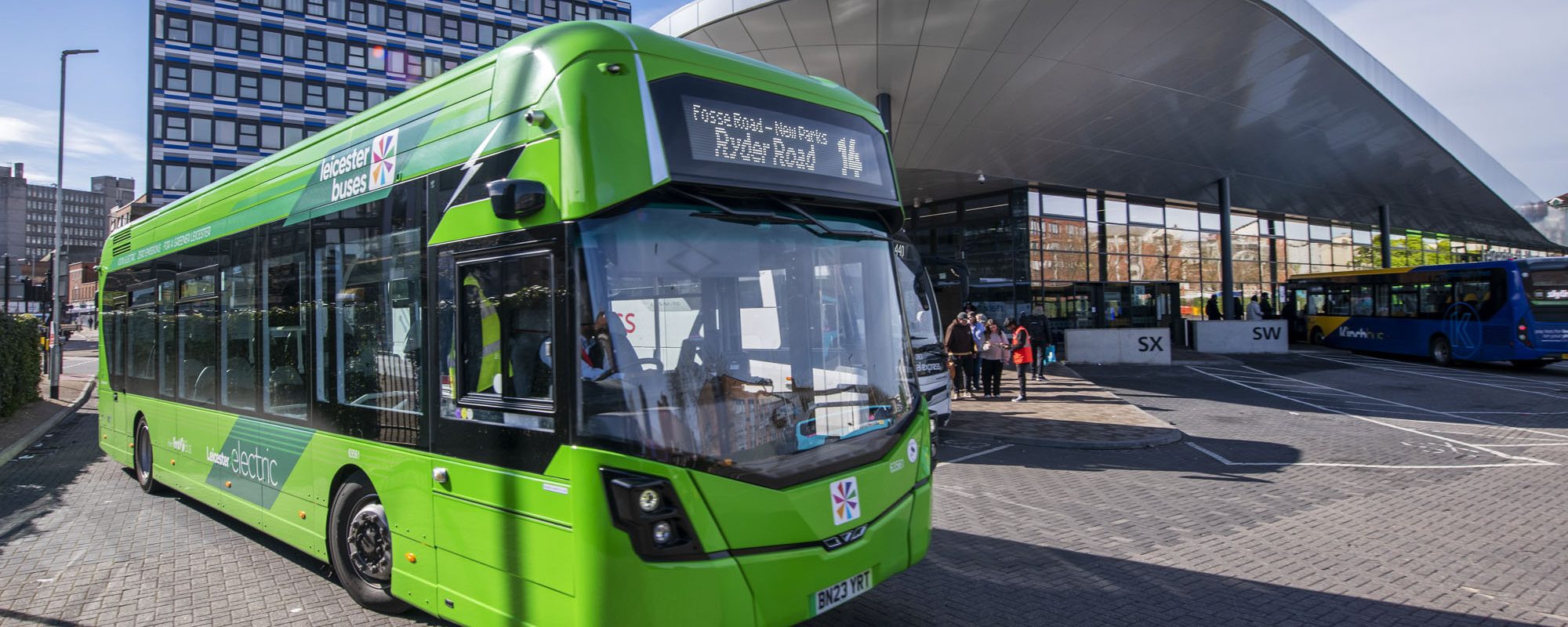 Bus at St Margaret's Bus Station.