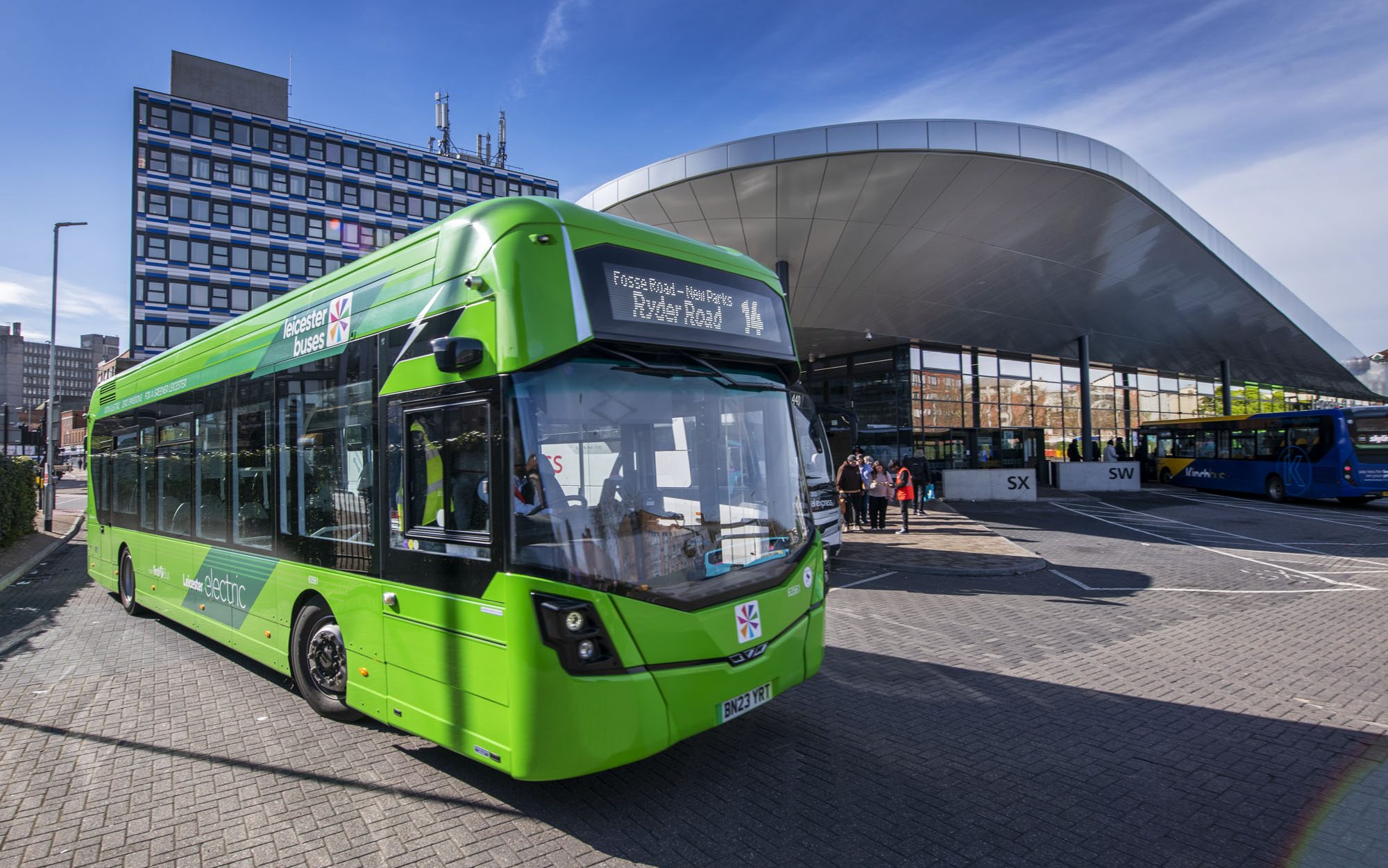 Bus at St Margaret's Bus Station.